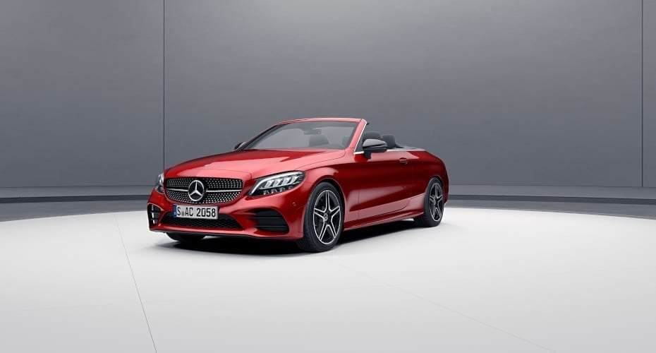 Mercedes-Benz C-Klasse Cabriolet mit offenem Verdeck