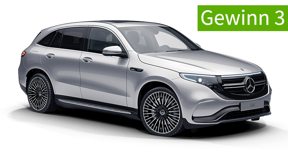 Mercedes-Benz EQC Mein Kunzmann Gewinnspiel Mercedes-Benz EQC Mein Kunzmann Gewinnspiel