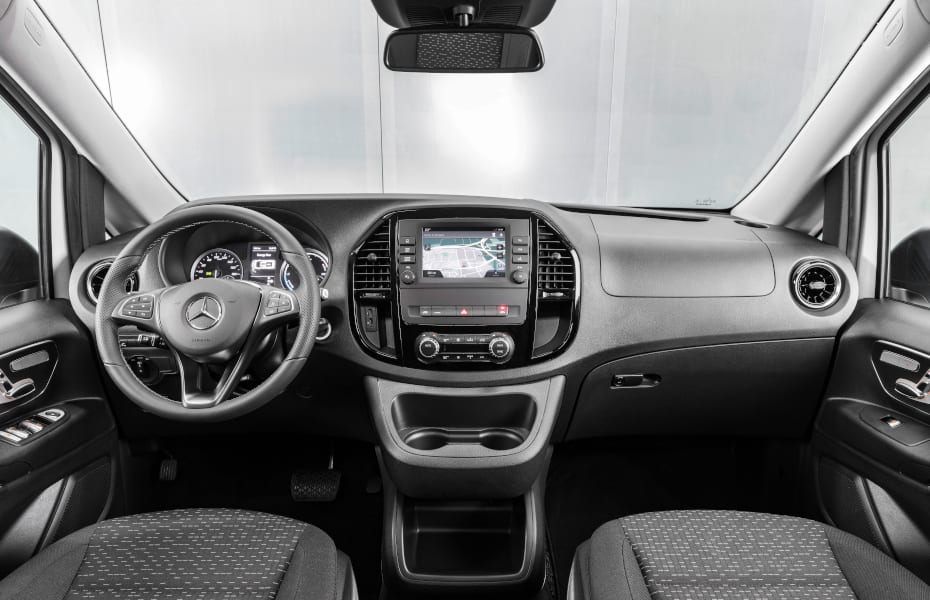 Interieur des Mercedes-Benz eVito Tourer Interieur des Mercedes-Benz eVito Tourer