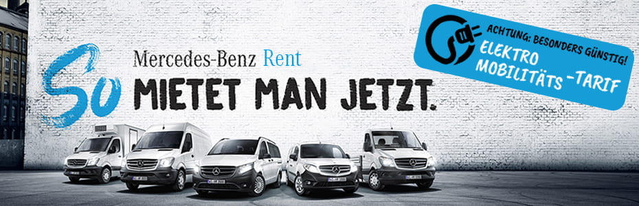 Mercedes-Benz Rent Transporter mieten