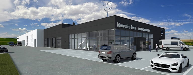 Neuer Mercedes-Benz Standort in Büttelborn Autohaus Kunzmann