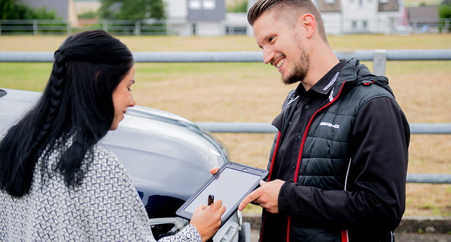 Mobiler Schadenservice vom Autohaus Kunzmann