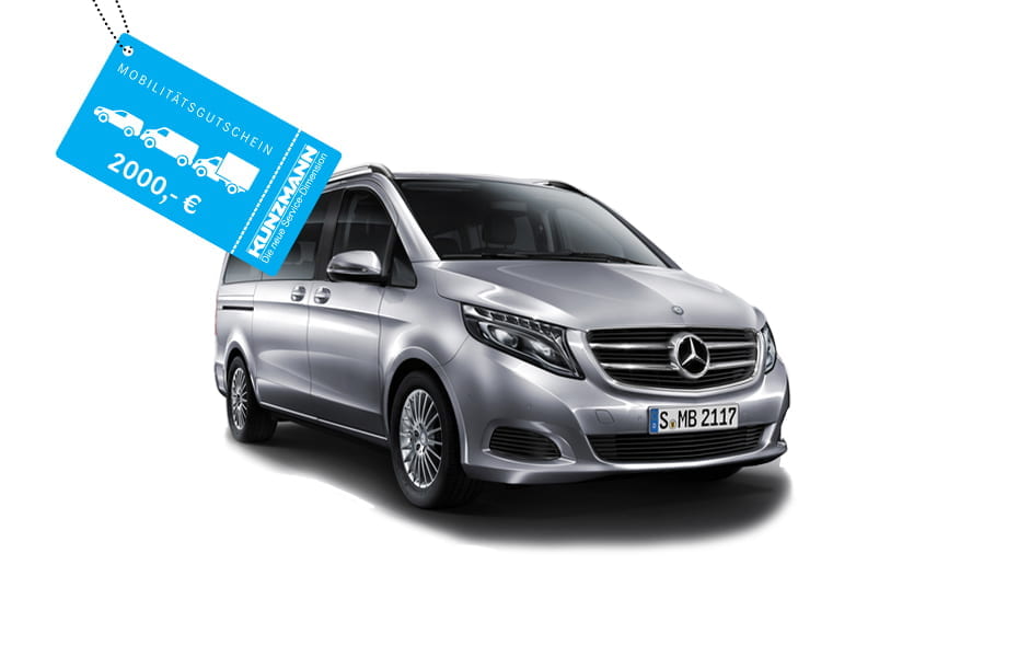 Mercedes-Benz V-Klasse Mobilitätsgutschein Mercedes-Benz V-Klasse Mobilitätsgutschein