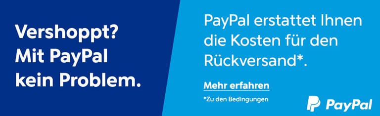PayPal erstattet die Retour-Kosten Paypal-Retour-Service