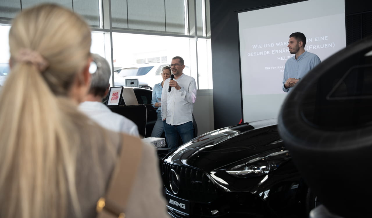 She's Mercedes x Pilates Event im Autohaus Kunzmann