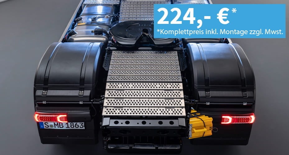 Rahmenabdeckung hinter Sattelkupplung Rahmenabdeckung hinter Sattelkupplung