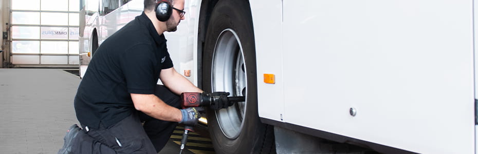 Räder-Reifenwechsel für Omnibus bei Kunzmann