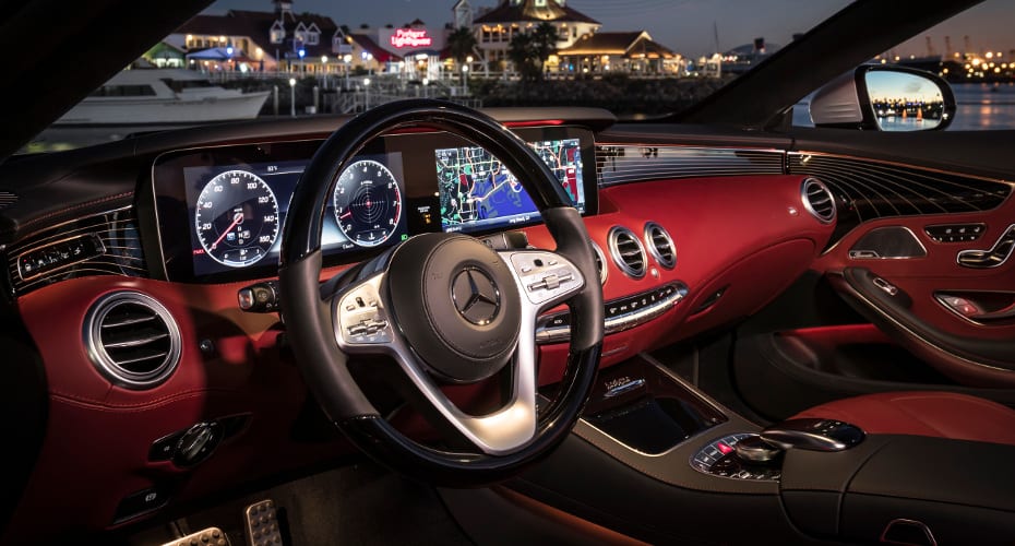 Interieur des Mercedes-Benz S-Klasse Cabriolets