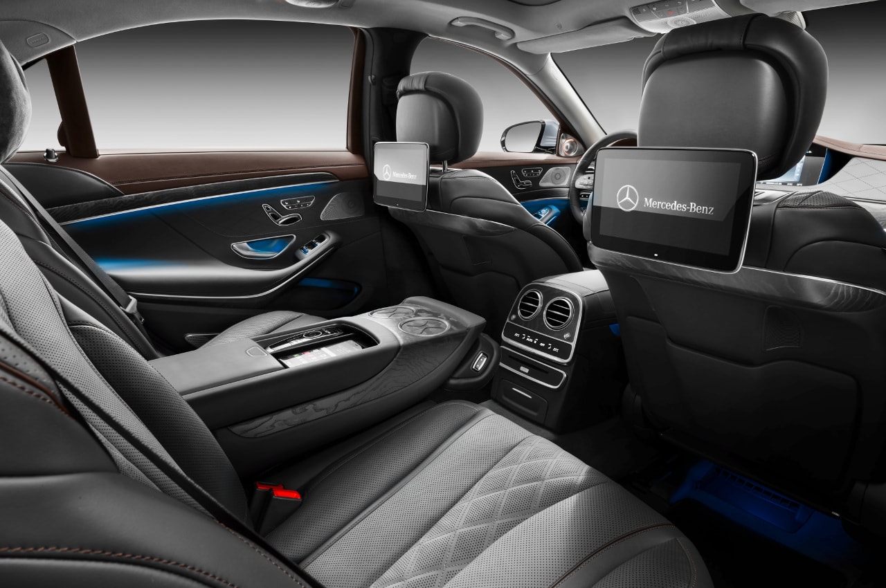 Fond der Mercedes-Benz S-Klasse Limousine