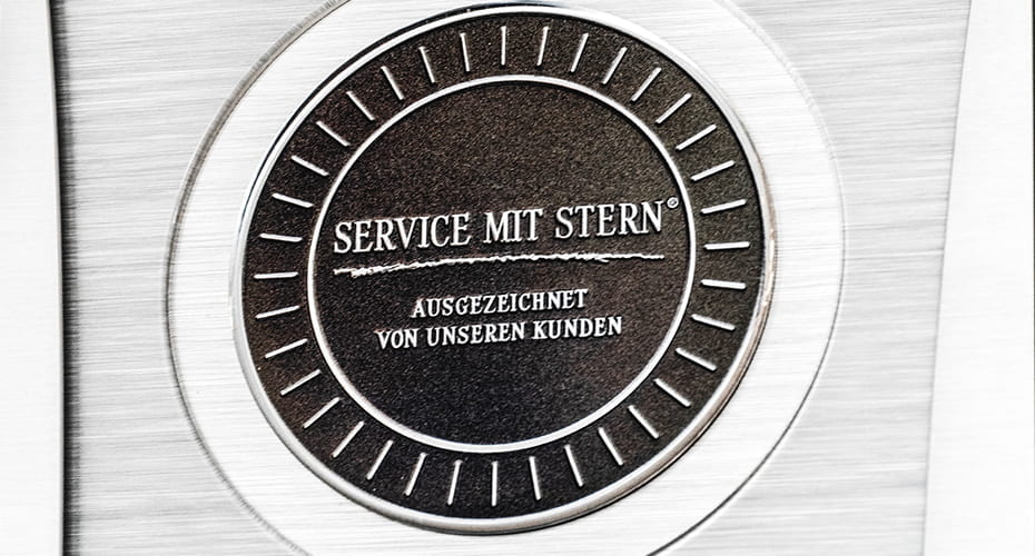 Auszeichnung Service mit Stern für das Autohaus Kunzmann
