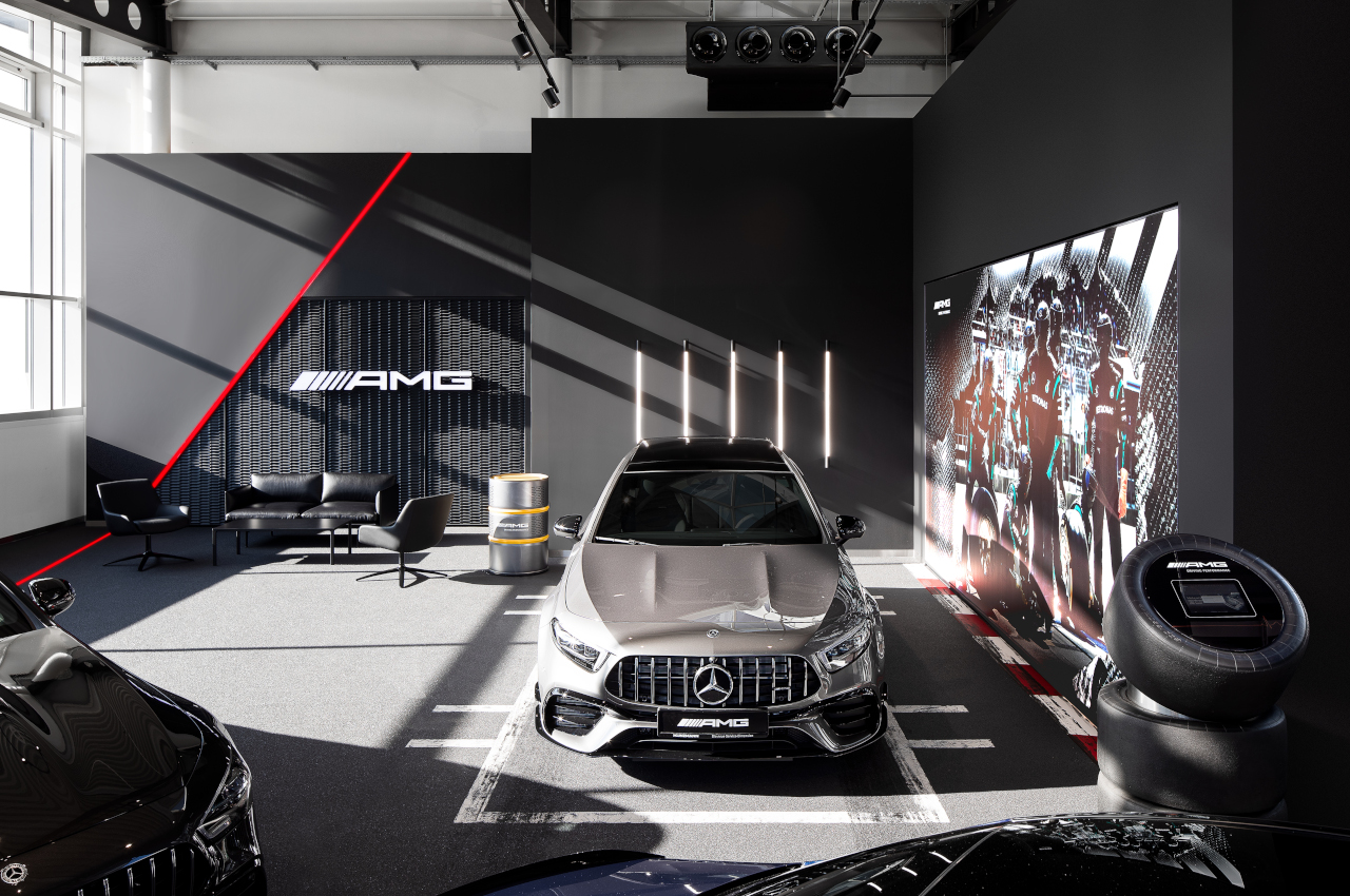 neu gestalteter AMG Bereich