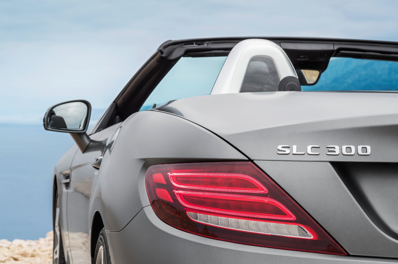 Heckleuchte des SLC Roadster 