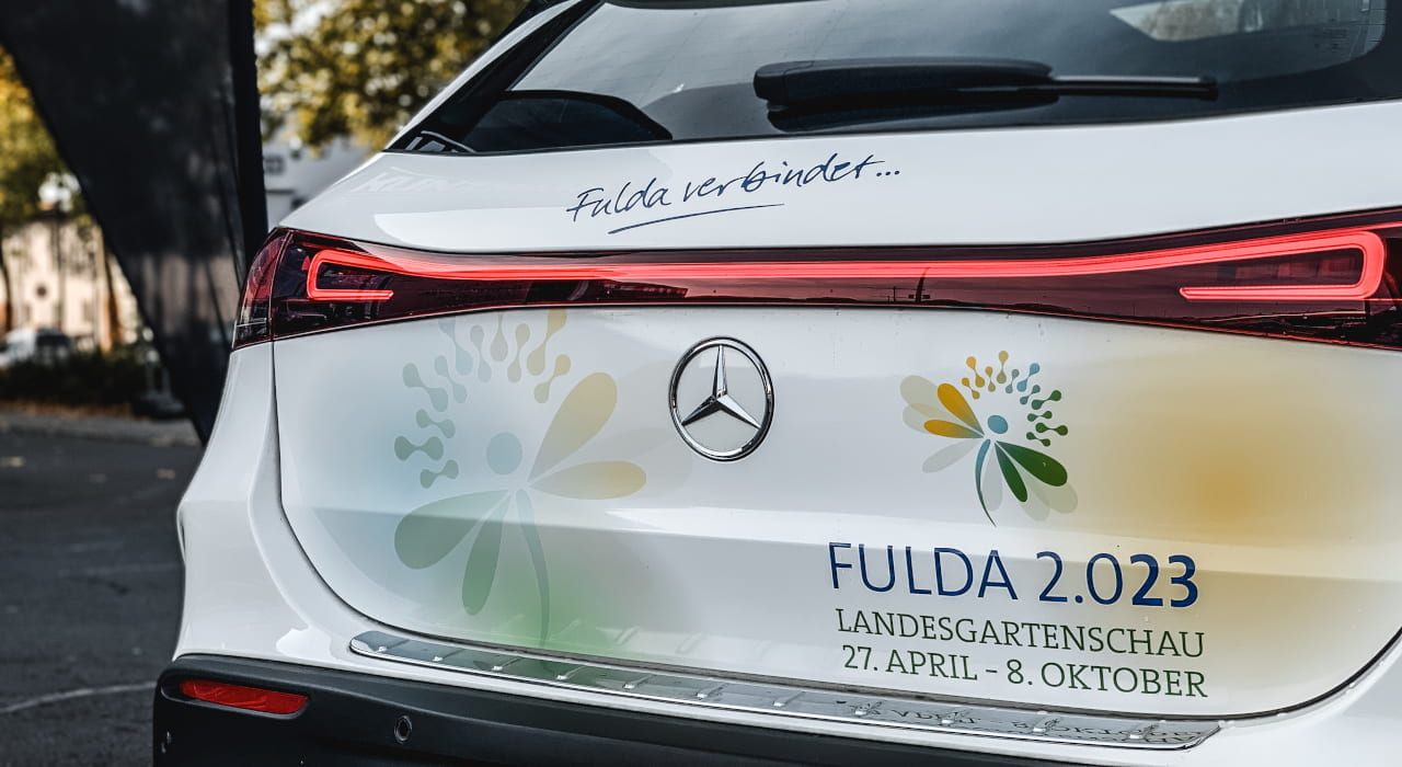 Fahrzeugübergabe an das Landesgartenschau-Team
