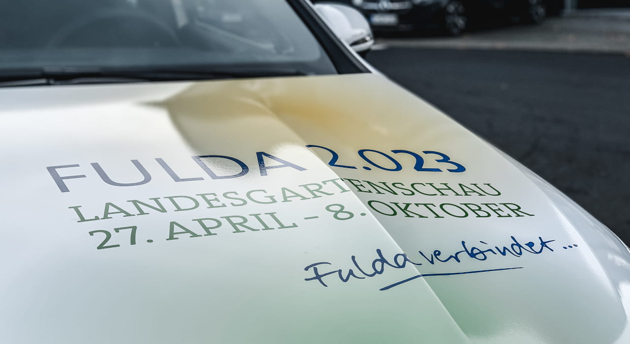 Fahrzeugübergabe an das Landesgartenschau-Team