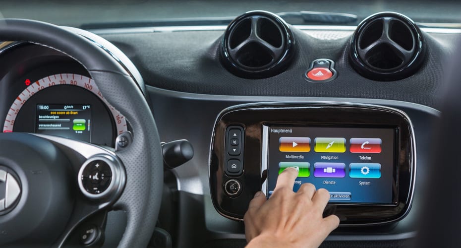 smart fortwo cabrio; Touchdisplay