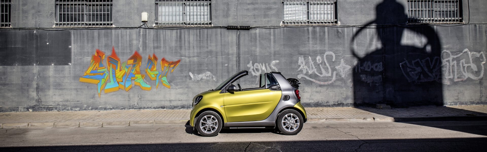 smart fortwo cabrio parkend