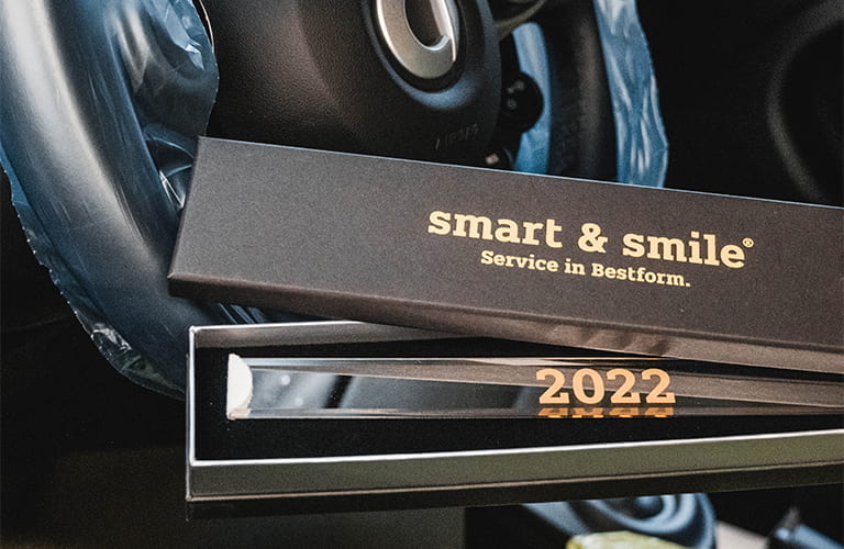 Auszeichnung smart & smile für das Autohaus Kunzmann