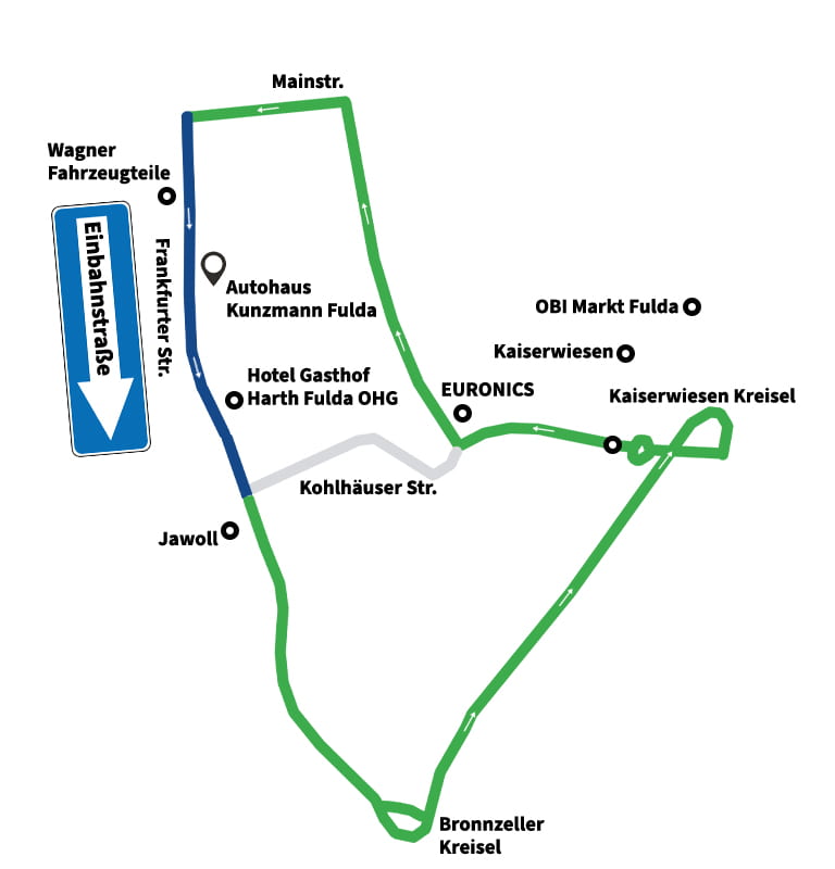 Stockstadt gesperrte Ausfahrt Stockstadt gesperrte Ausfahrt