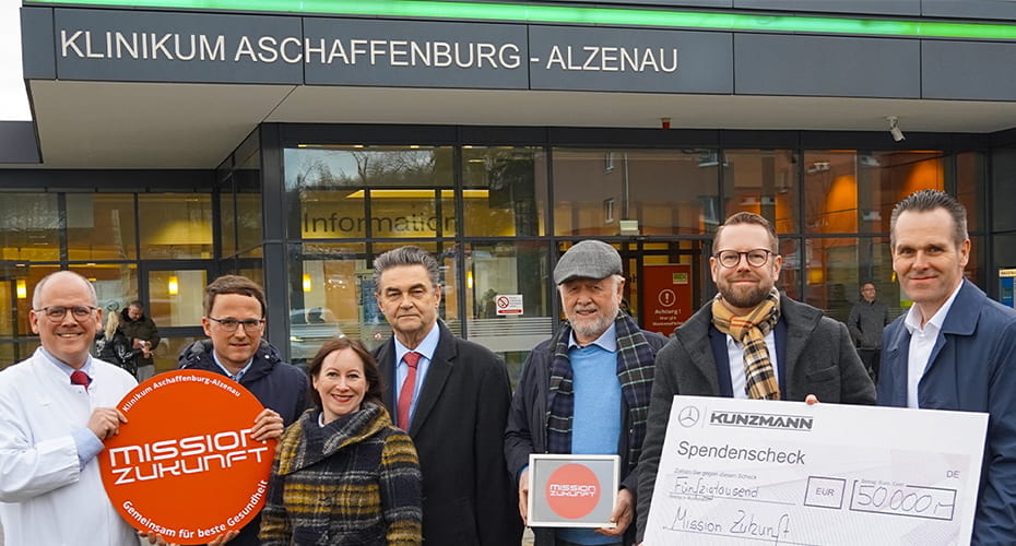 Mission Zukunft - Spendenübergabe Klinikum Aschaffenburg