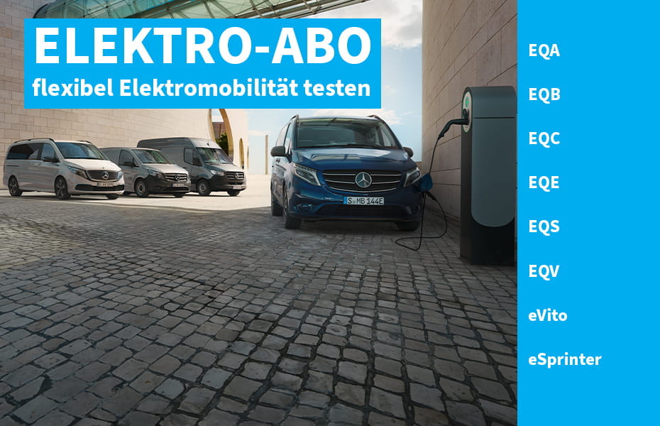 Elektro Abo: flexibel Elektromobilität testen