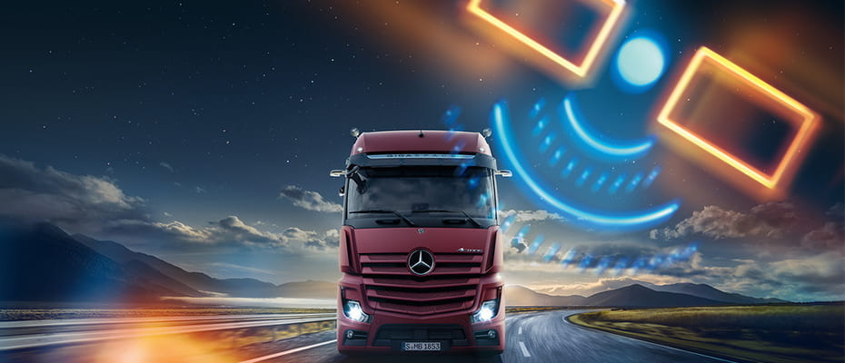 LKW mit Telematik