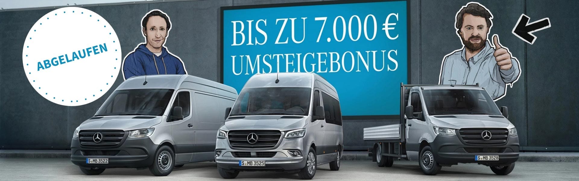 Umsteigebonus für Citan, Vito und Sprinter: Bis zu 7.000 €