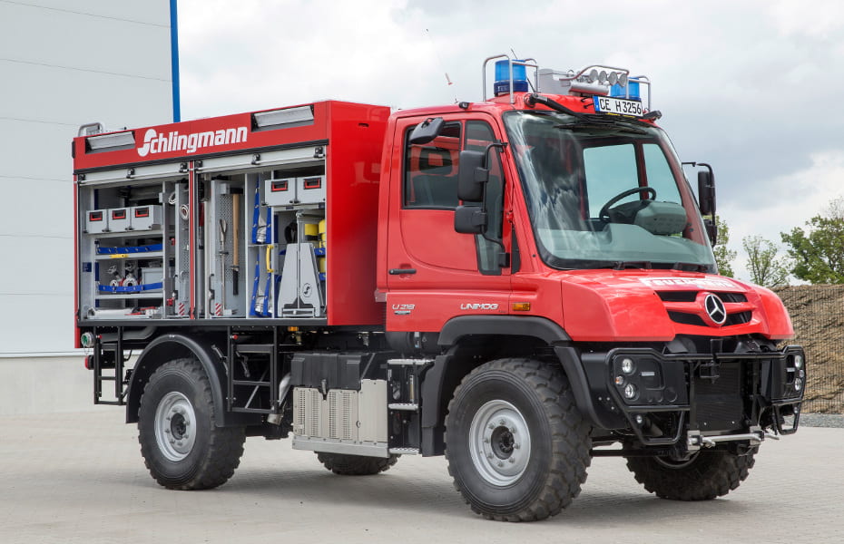 Unimog, Feuerwehrfahrzeug Unimog als Feuerwehrfahrzeug