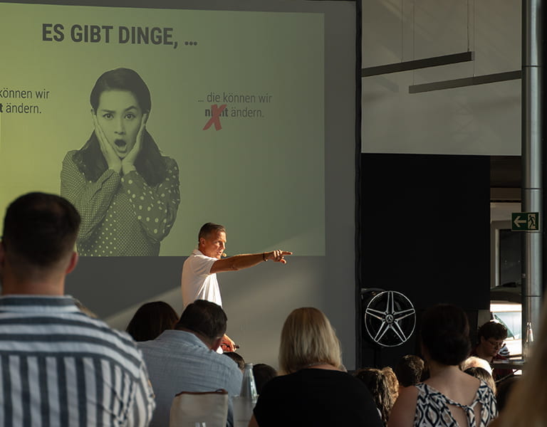 Prof. Dr. Martin-Niels Däfler Unternehmerabend Autohaus Kunzmann Fulda