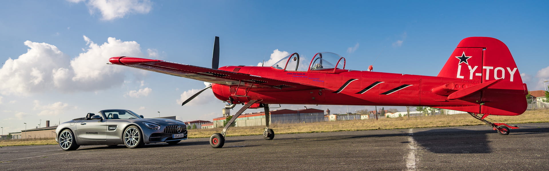 Kunstflieger gegen Frischluftboliden