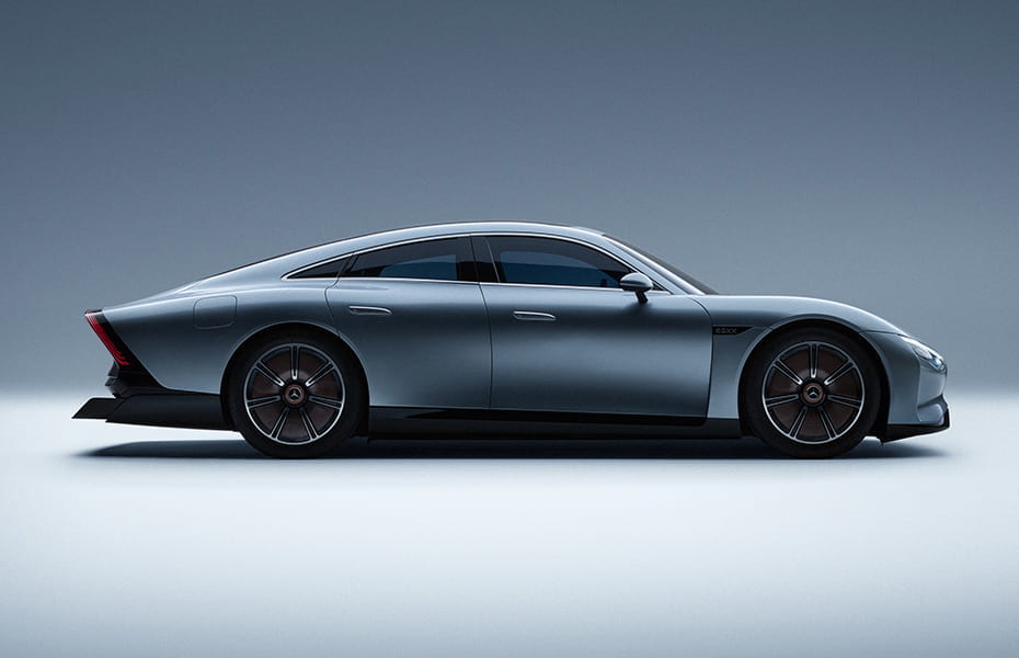 Mercedes-Benz EQXX in der Seitenansicht