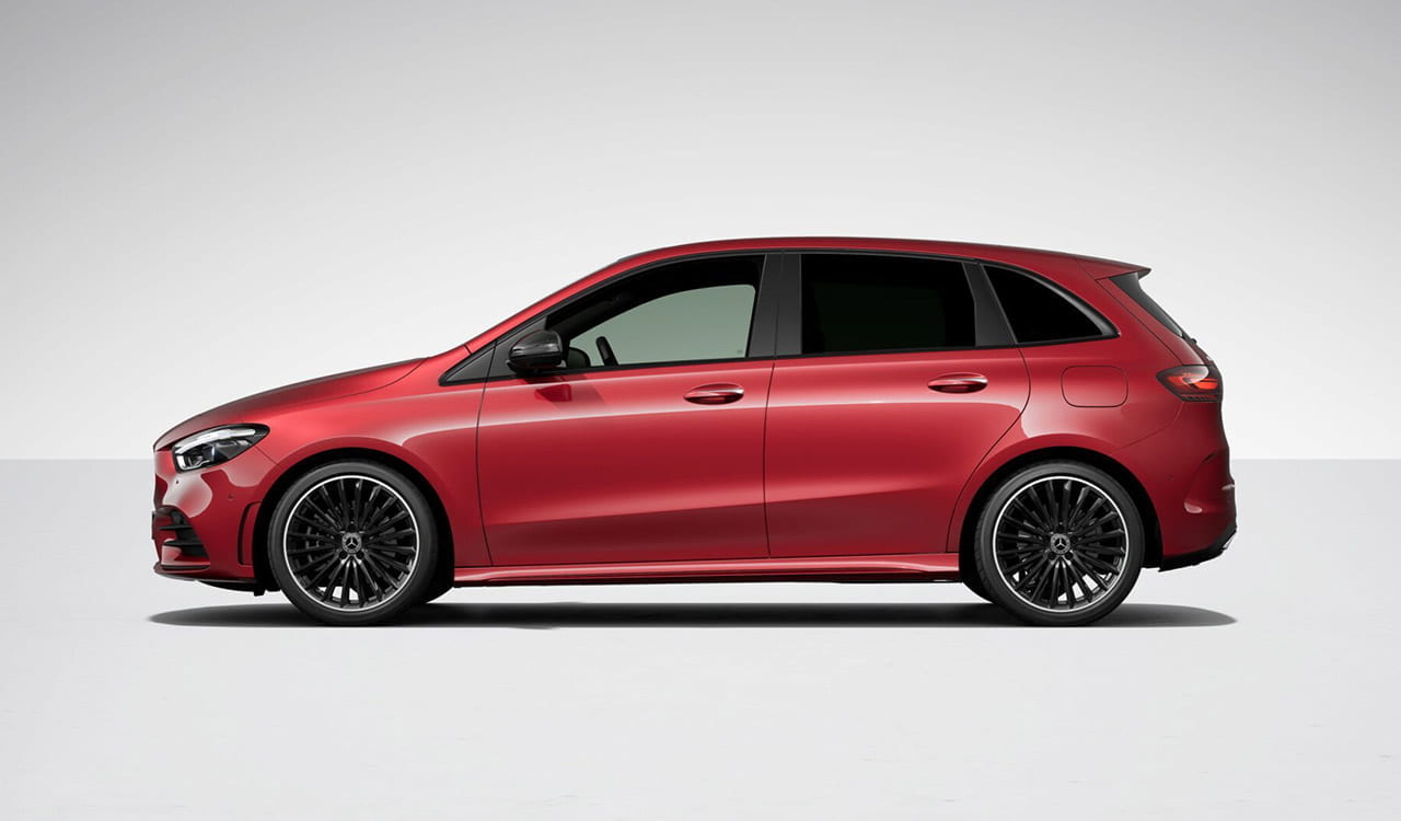 Exterieur Mercedes-Benz B-Klasse in rot
