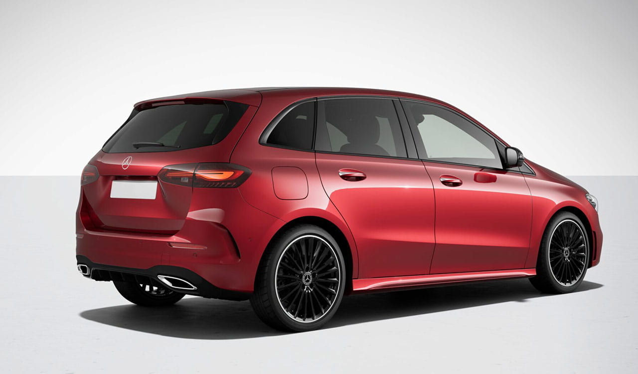 Exterieur Mercedes-Benz B-Klasse in rot