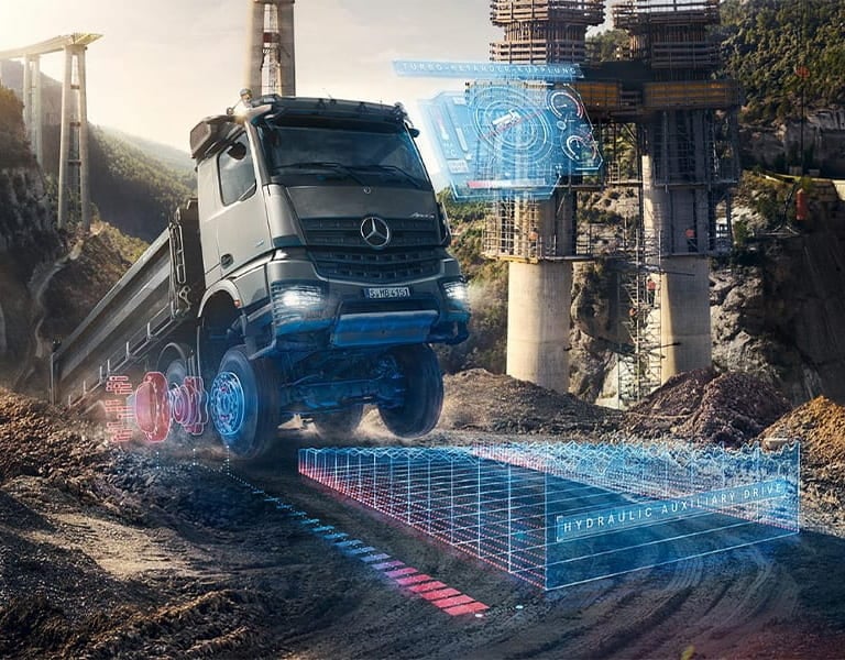 Mercedes-Benz Arocs Robustheit Mercedes-Benz Arocs Robustheit