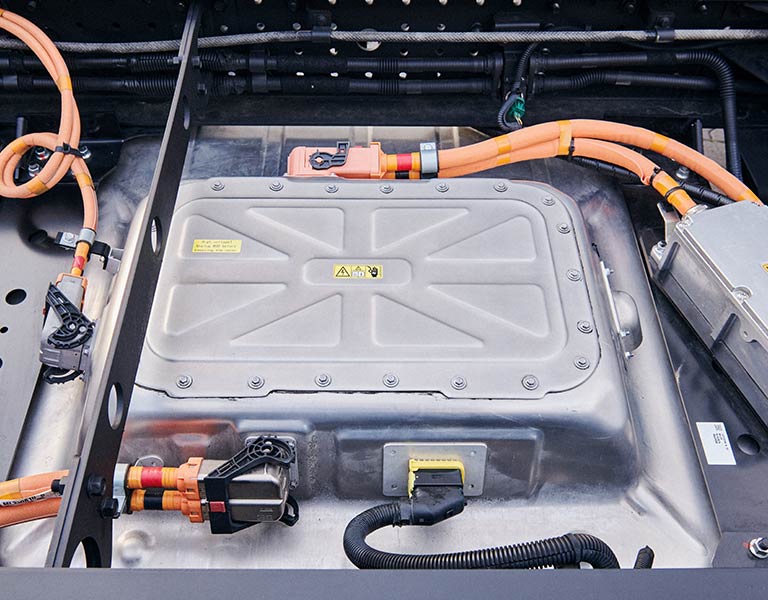 Der FUSO eCanter - Batterievarianten