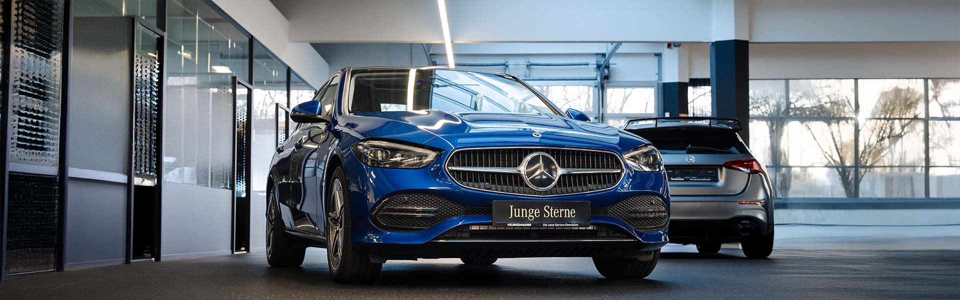 Mercedes-Benz C-Klasse im Showroom von Autohaus Kunzmann