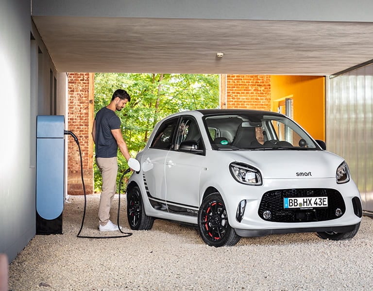 smart EQ forfour laden smart EQ forfour laden