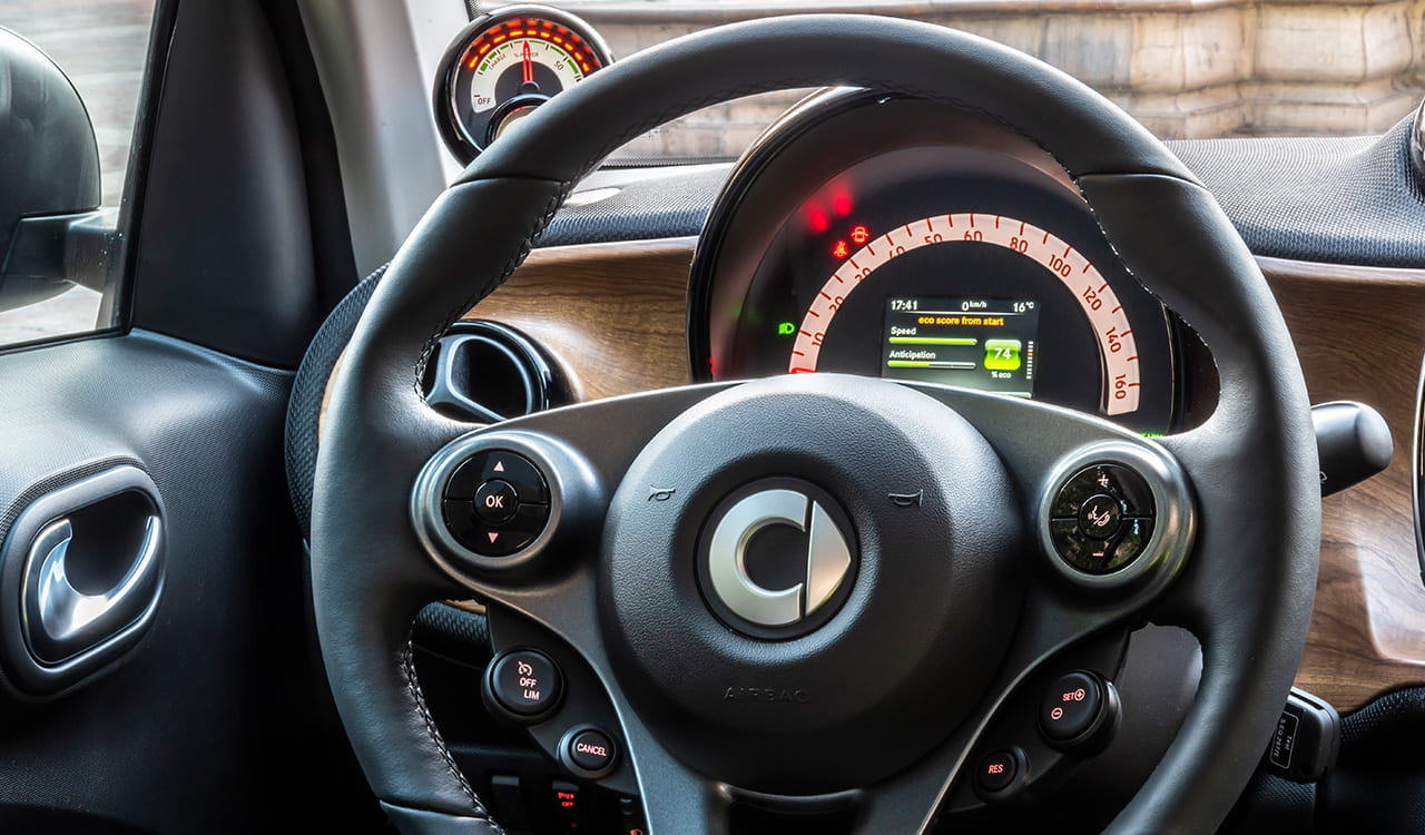 smart EQ fortwo Interieur