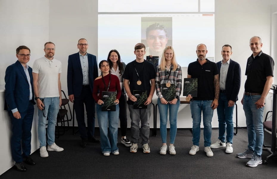 Ausgezeichnete Azubis bei der Verleihung der Kunzmann Zukunftswerkstatt