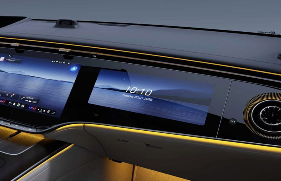 MBUX Superscreen Beifahrerdisplay