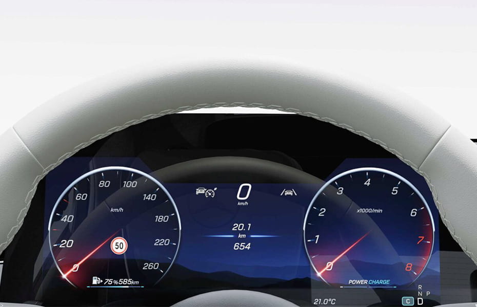 MBUX Superscreen Fahrerdisplay