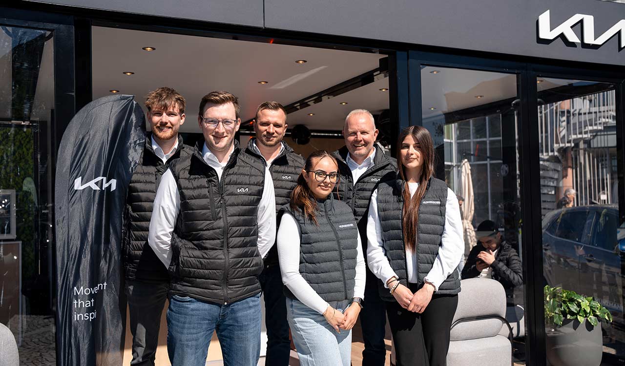 Kia Kunzmann Team auf der Mobilia 2025 in Aschaffenburg