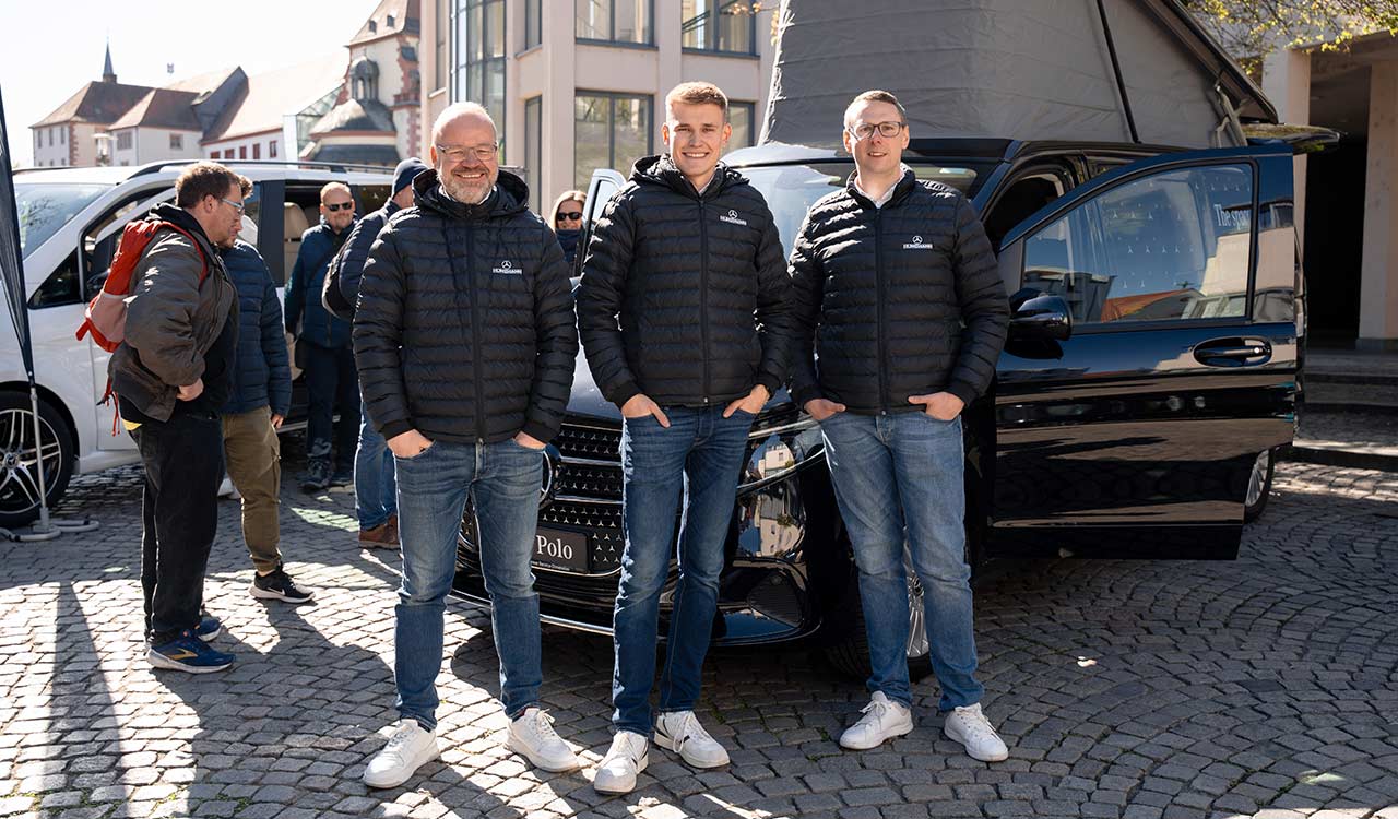 Kunzmann Mercedes-Benz Verkäufer-Team auf der Mobilia 2025 in Aschaffenburg