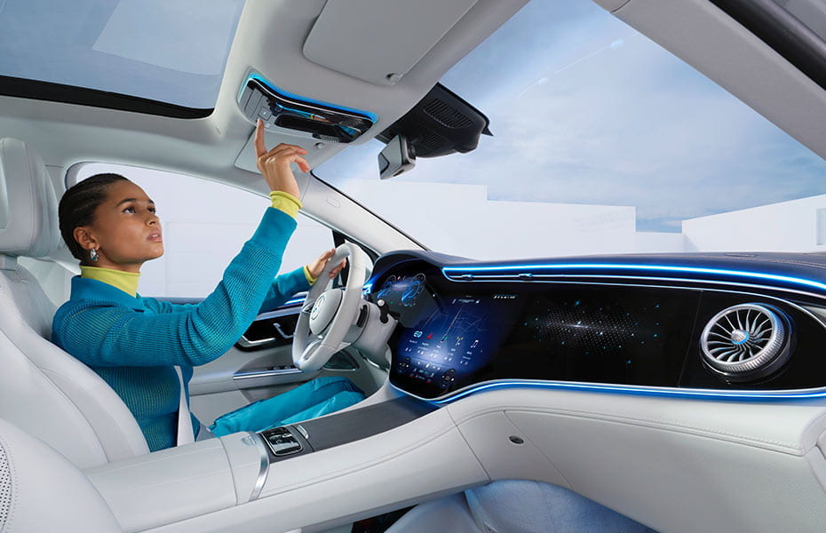 Mercedes-Benz Notruf über das Infotainment-System