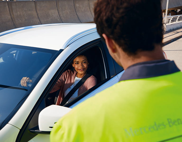 Mercedes-Benz Pannenservice an Fahrzeug