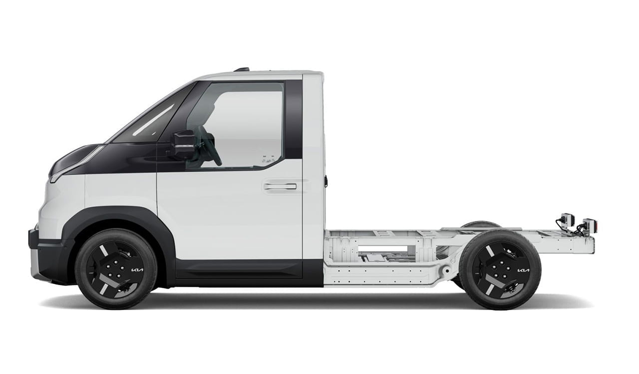 PV5 Chassis Cab Pritsche in der Seitenansicht Exterieur