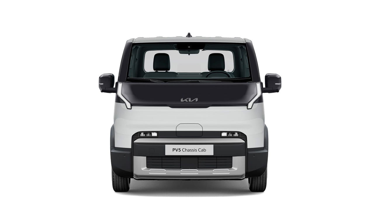 PV5 Chassis Cab Pritsche in der Frontansicht Exterieur