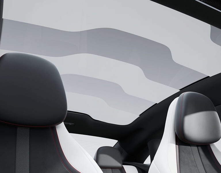 Mercedes-Benz SKY CONTROL Panoramadach mit teils durchsichtigen Elementen