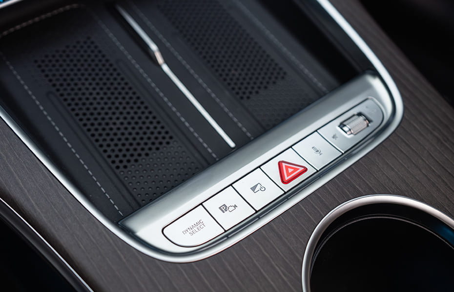 Dynamic Select Steuerung der reinelektrischen Mercedes-Benz C-Klasse