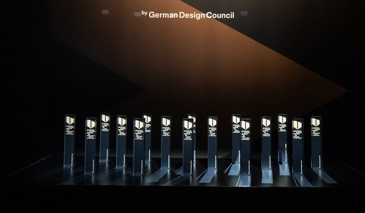 Pokale des German Brand Awards