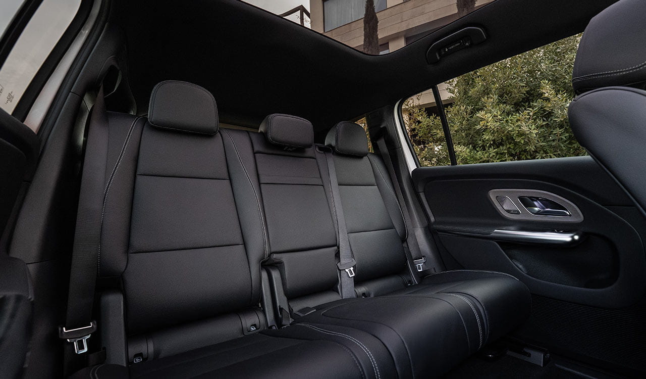 schwarzer Fond des Mercedes-Benz GLB